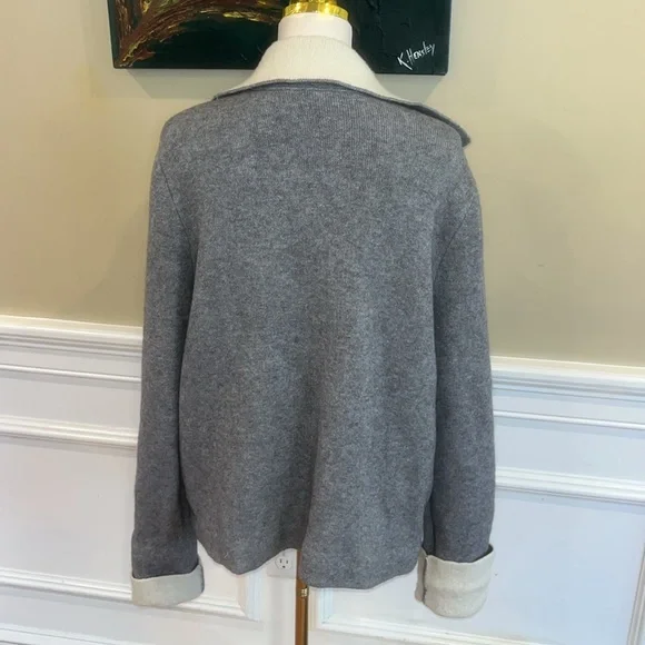 Anthro Asymmetrical Moto Jacket - Picture 3 of 9